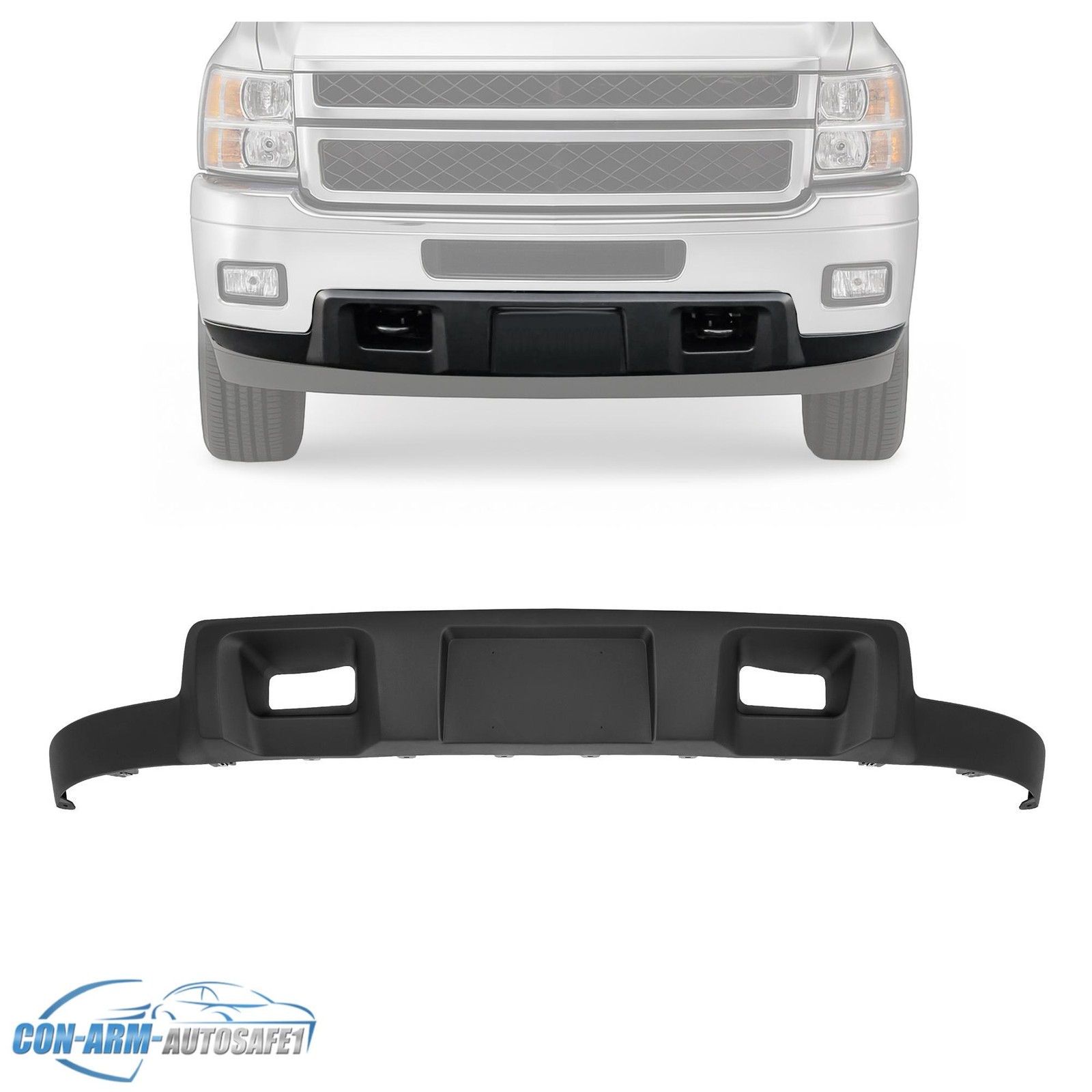 Front Bumper Valance Air Deflector For Chevy Silverado 2500HD 3500HD 2011-2014