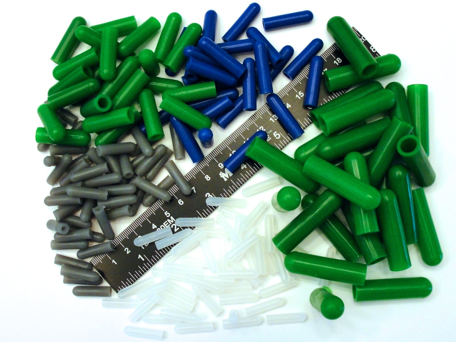 175 Piece High Temp Silicone Rubber Cap Kit - Powder Coating, Cerakote, Vacuum