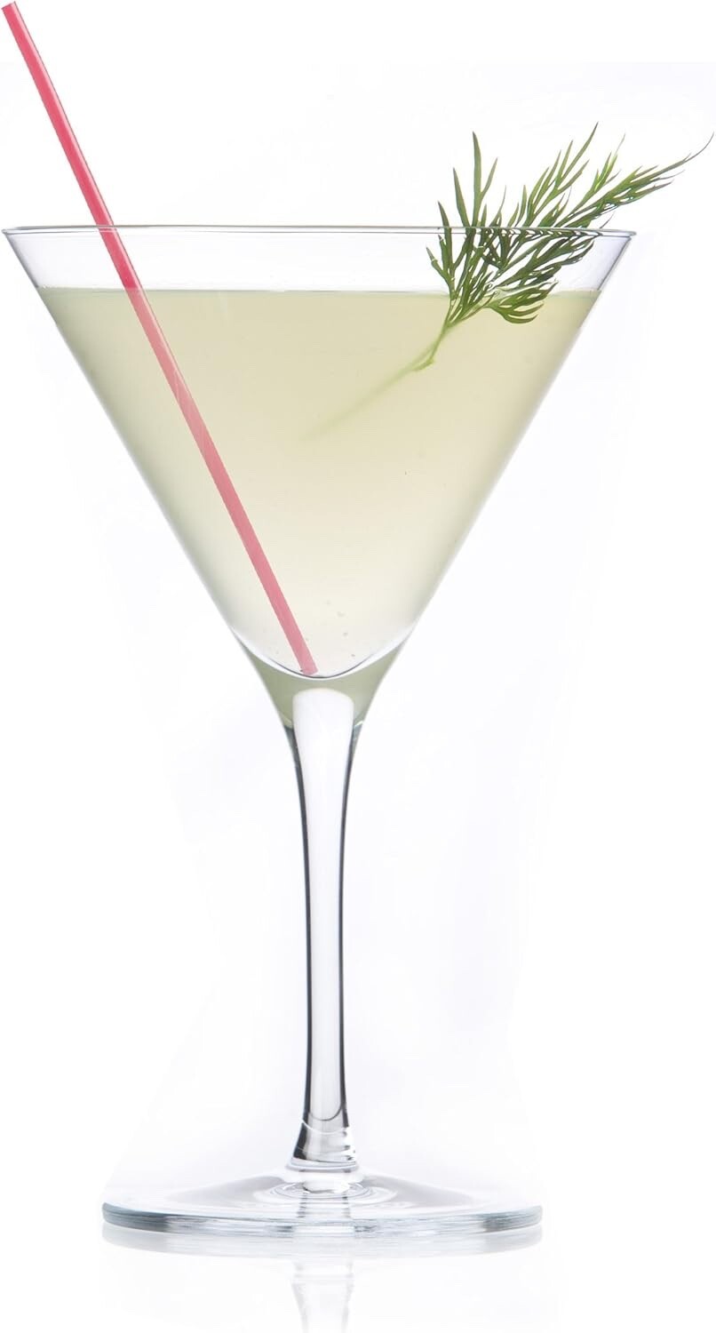 1000 Pack Red Plastic Stirrers Straws For Cocktail and Coffee Sip Sticks 5 in