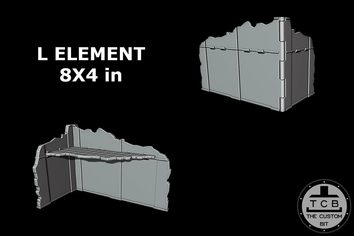 3D Terrain Set - Foldable - Chapter Approved 2025 Tournament Ready
