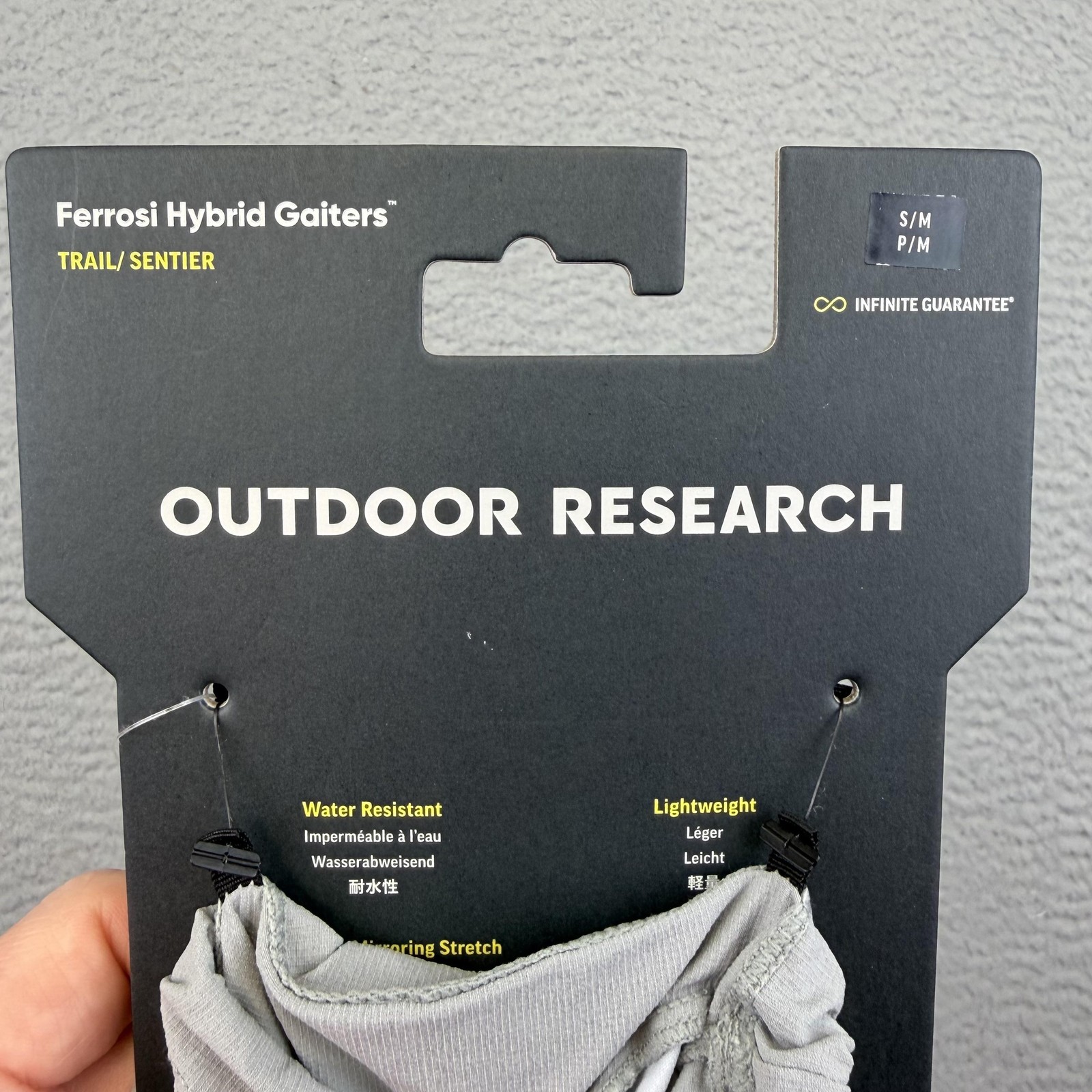 Outdoor Research Ferrosi Hybrid Gaiters S/M Titanium Light Pewter Unisex Trail