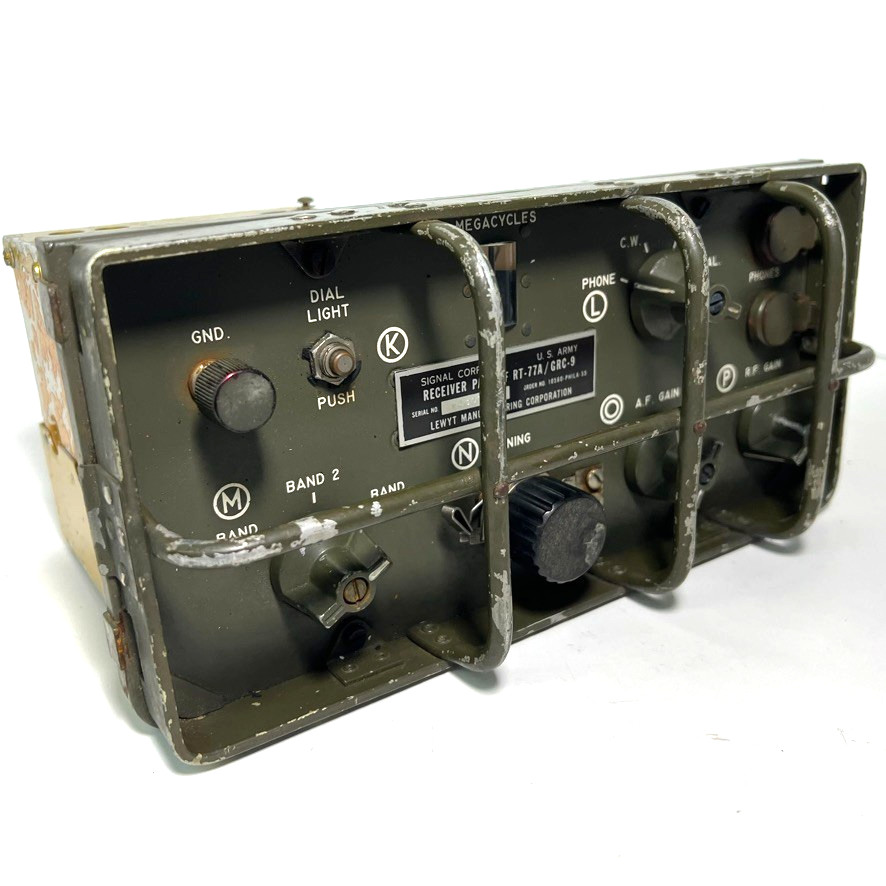 U.S. Army Signal Corps Radio Receiver Part Of RT-77A/GRC-9