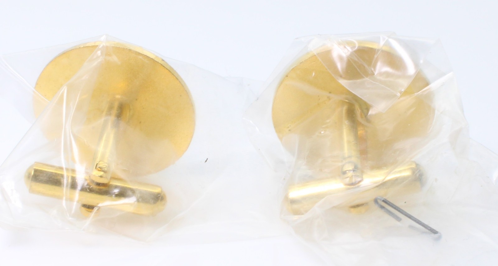 Vintage 1960s Michelin Man Bibendum Enamel Cufflinks Blue Running Mascot NOS