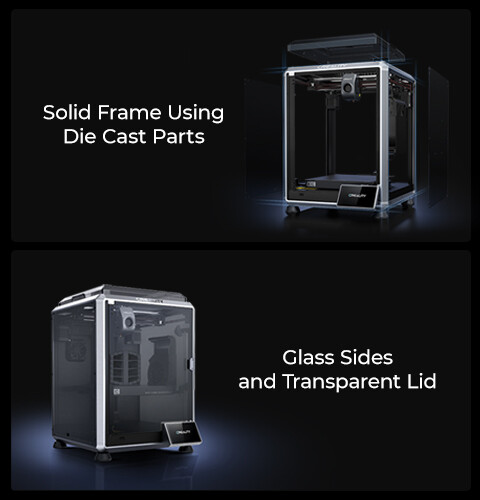 Creality K1C 3D Printer 600mm/s Max Printing Speed Auto Leveling