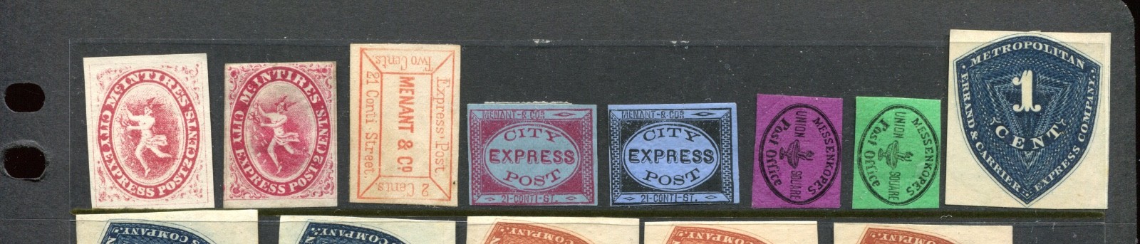 Lot of 58 Local Stamps Bogus & Forgery & Reprint & More BX6911