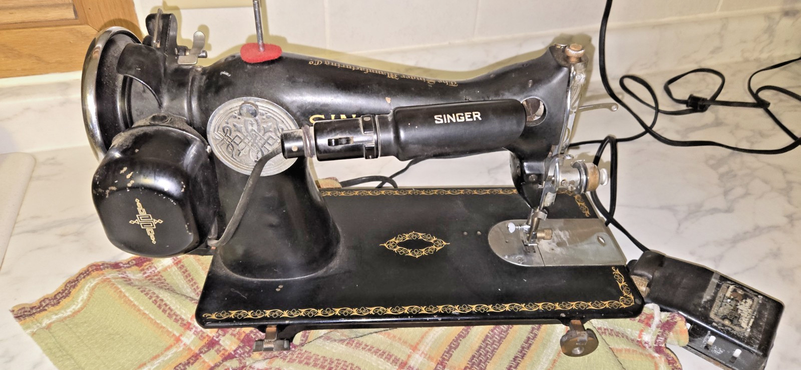 Vintage 1951 Singer Sewing Machine Motor Tested HAVE VIDEO
