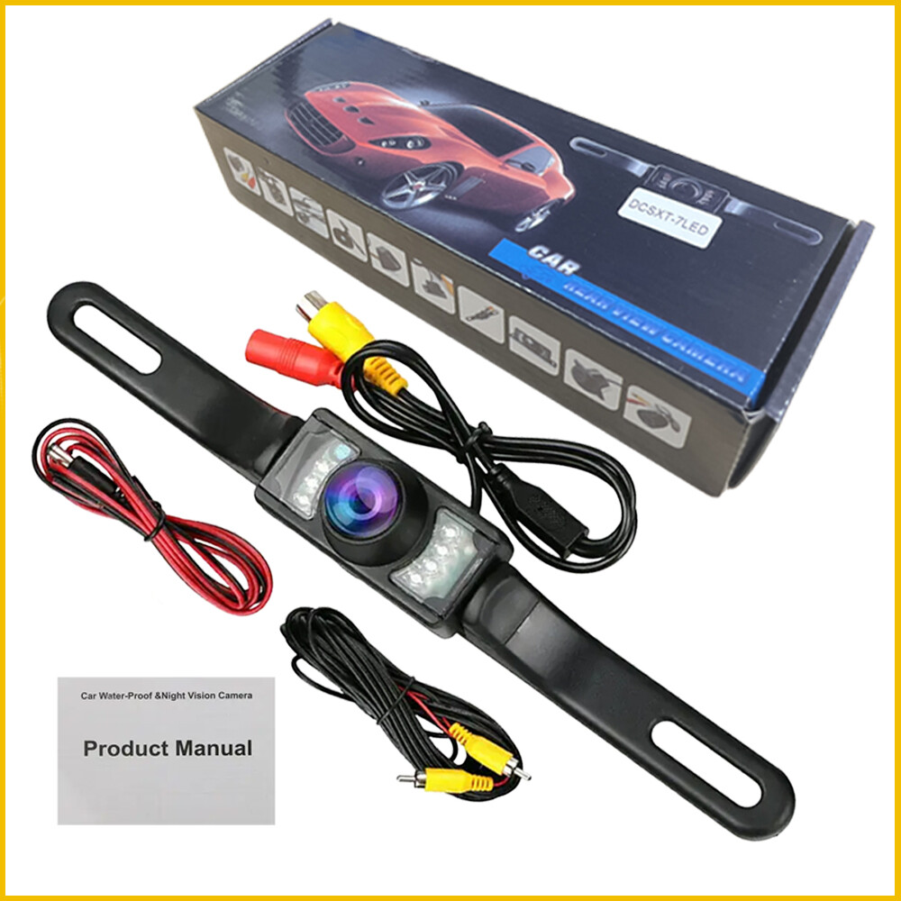 Car Rear View Camera Reverse Backup Camera Night Vision License Plate Waterproof
