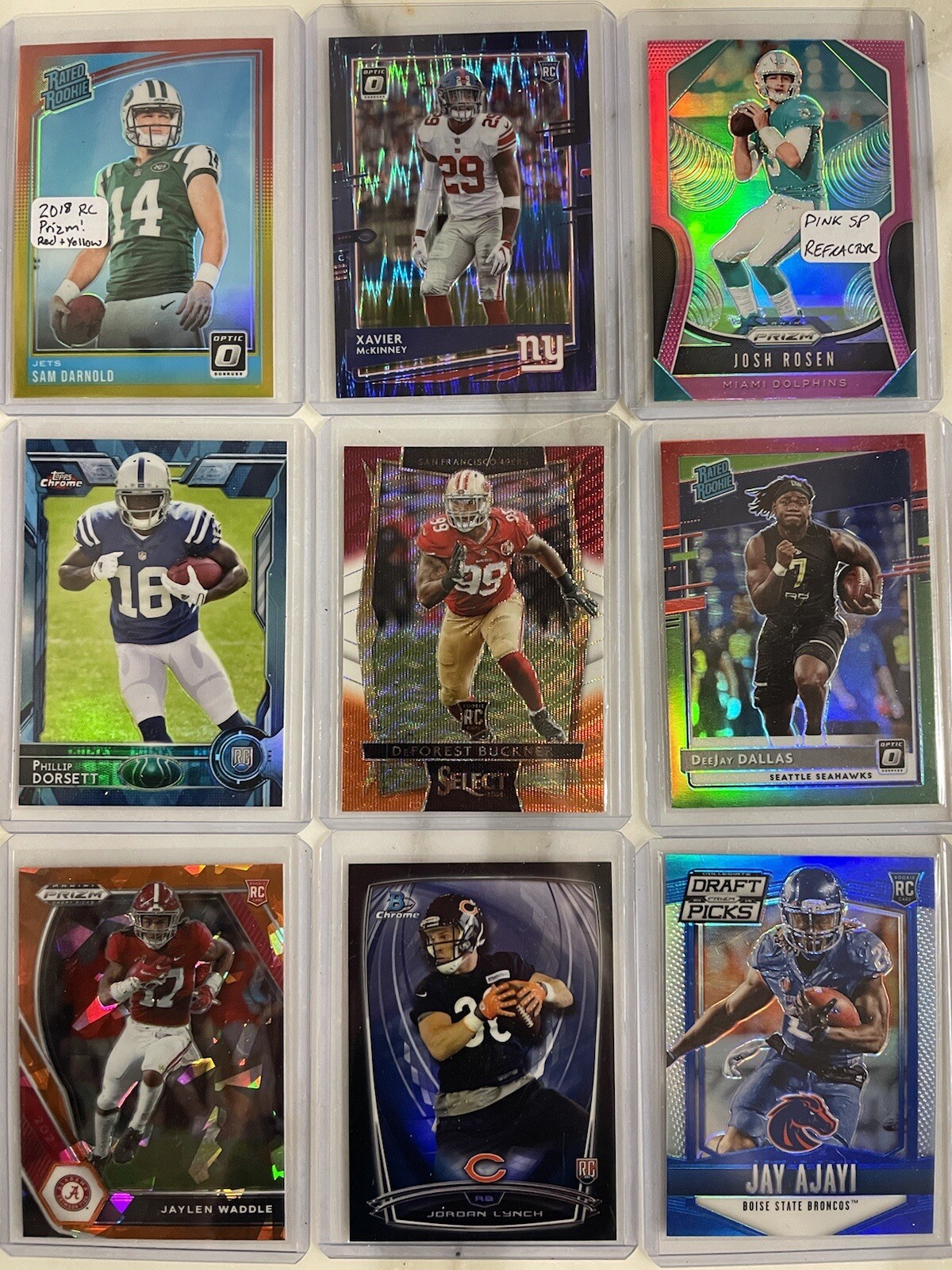 NFL Hot Packs🔥TRUE 1/1 GUARANTEED! 5 Hits/10 RCs/5 Stars! BEST RE-PACK ON EBAY!
