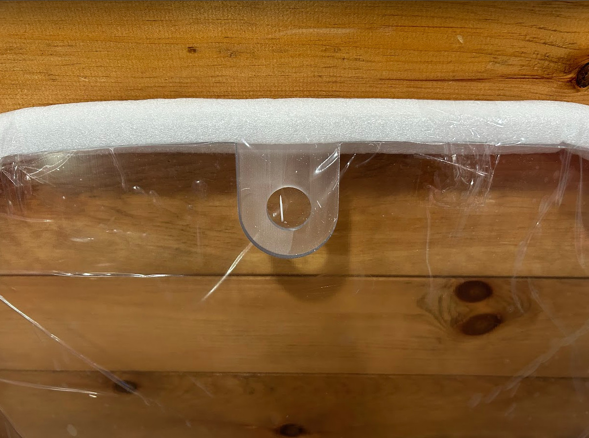 1/2" John Deere P Series Skid Steer Door Poly Lexan Mulcher Mower Windshield