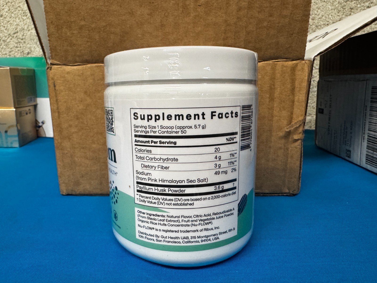 ColonBroom Colon Broom Supplement Strawberry Flavor 50 Servings Exp:09/2026