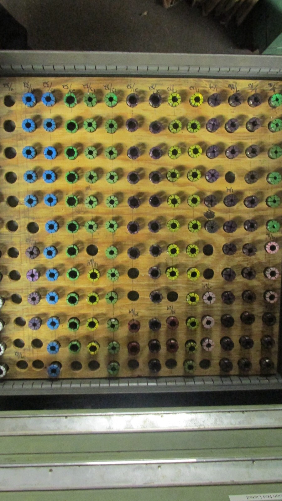 DA180 Collet Select Size from Drop Down List