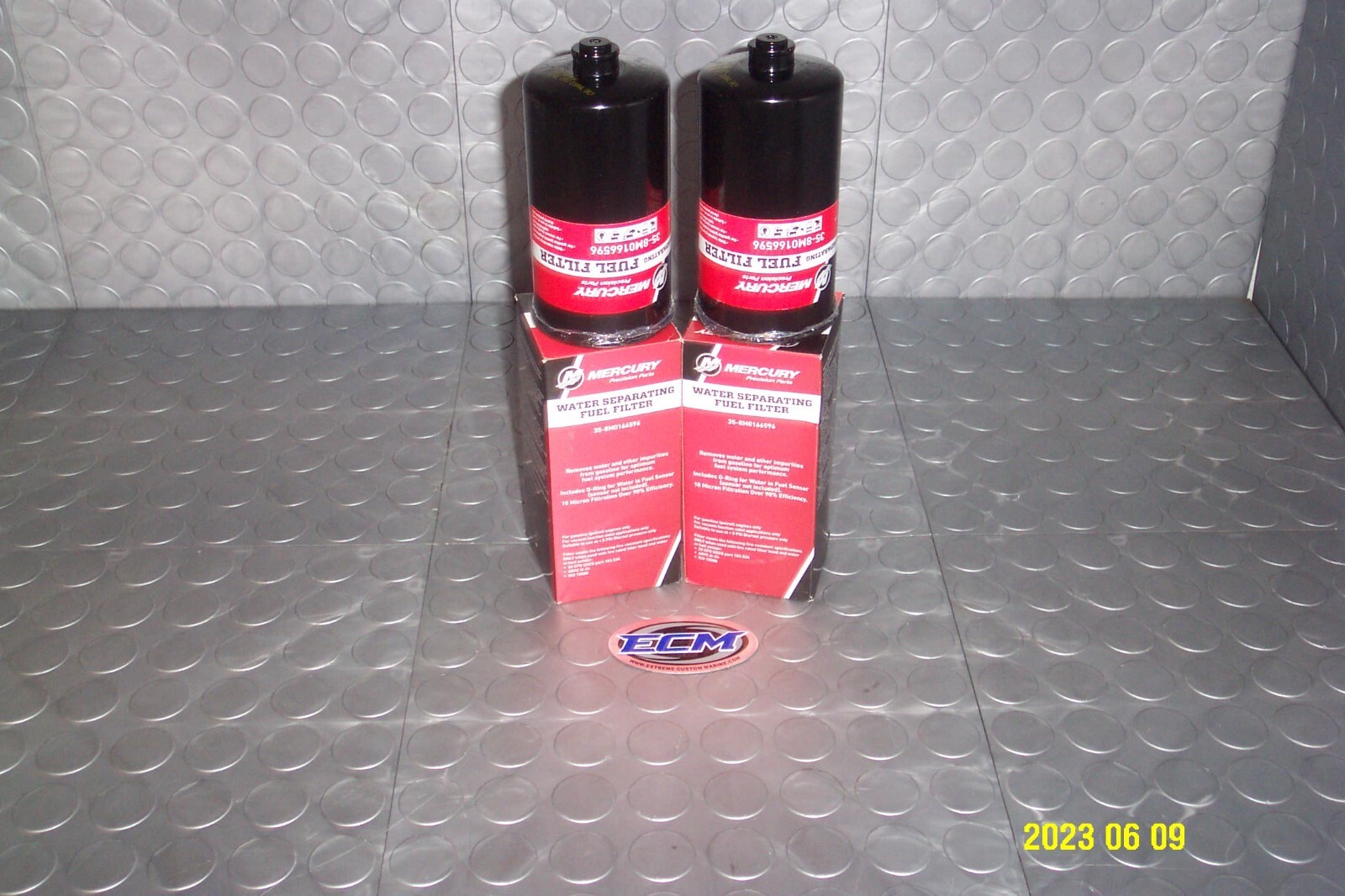 Mercury Marine Quicksilver Oil Filter Assembly 35-8M0162831 35-822626K03 Pair