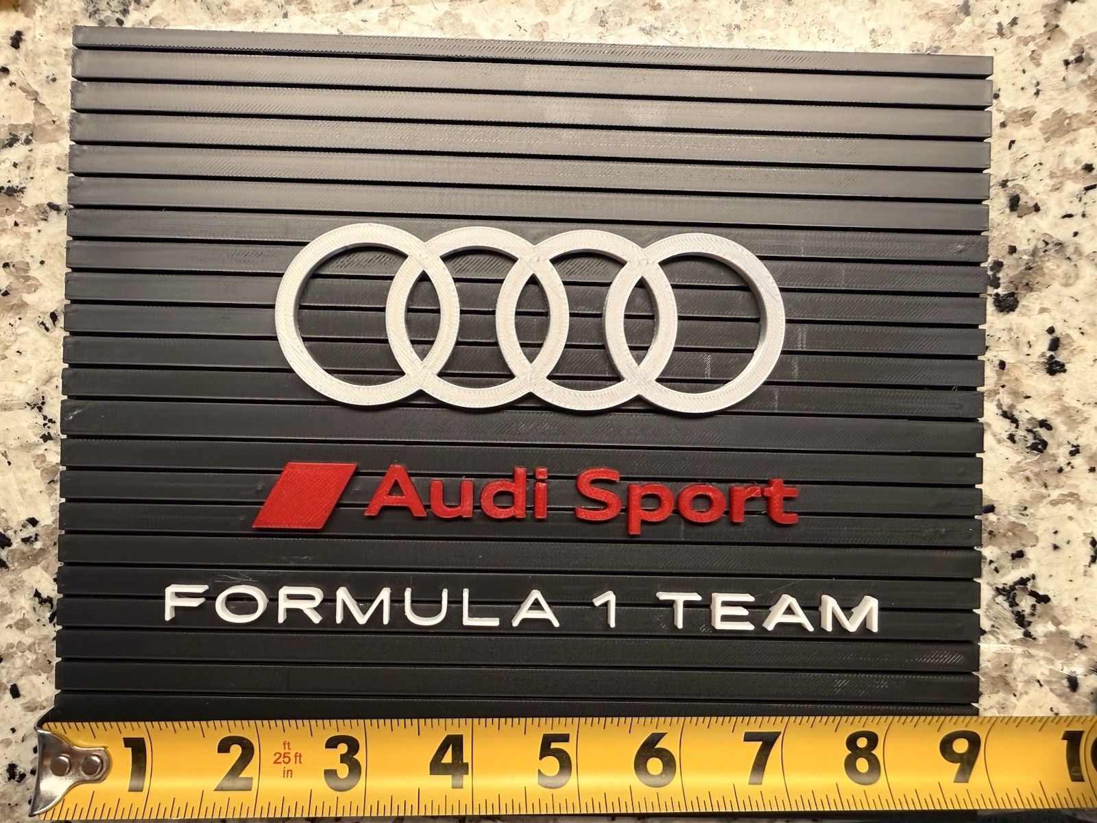 Audi F1 Team Logo Display Wall Art Sign Decor For F1 Collector Racing Fan Gift