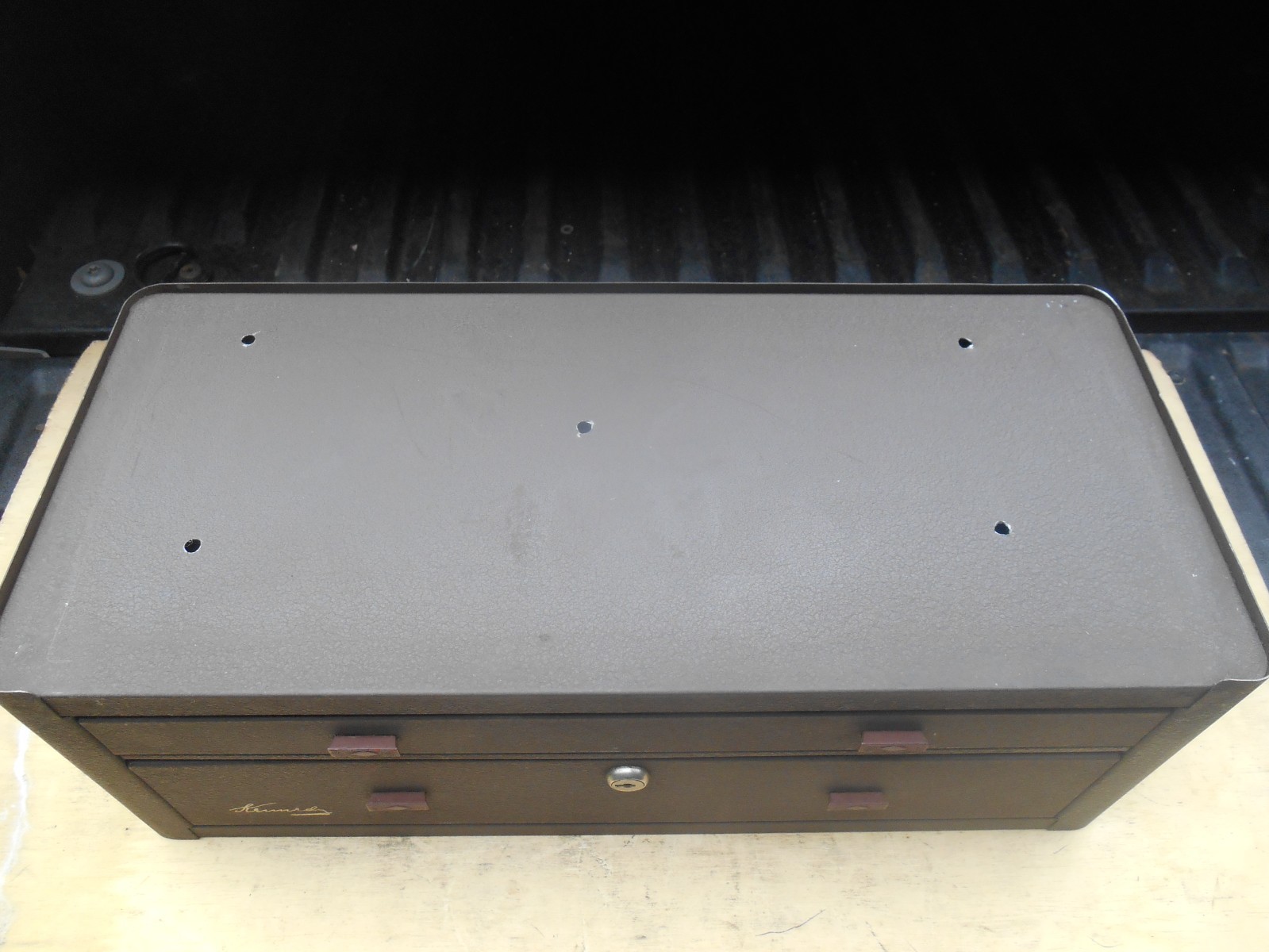 Kennedy 2 drawer riser box tool box machinist tool 21 5/8"W x 9 1/2"D x 7 3/4"H