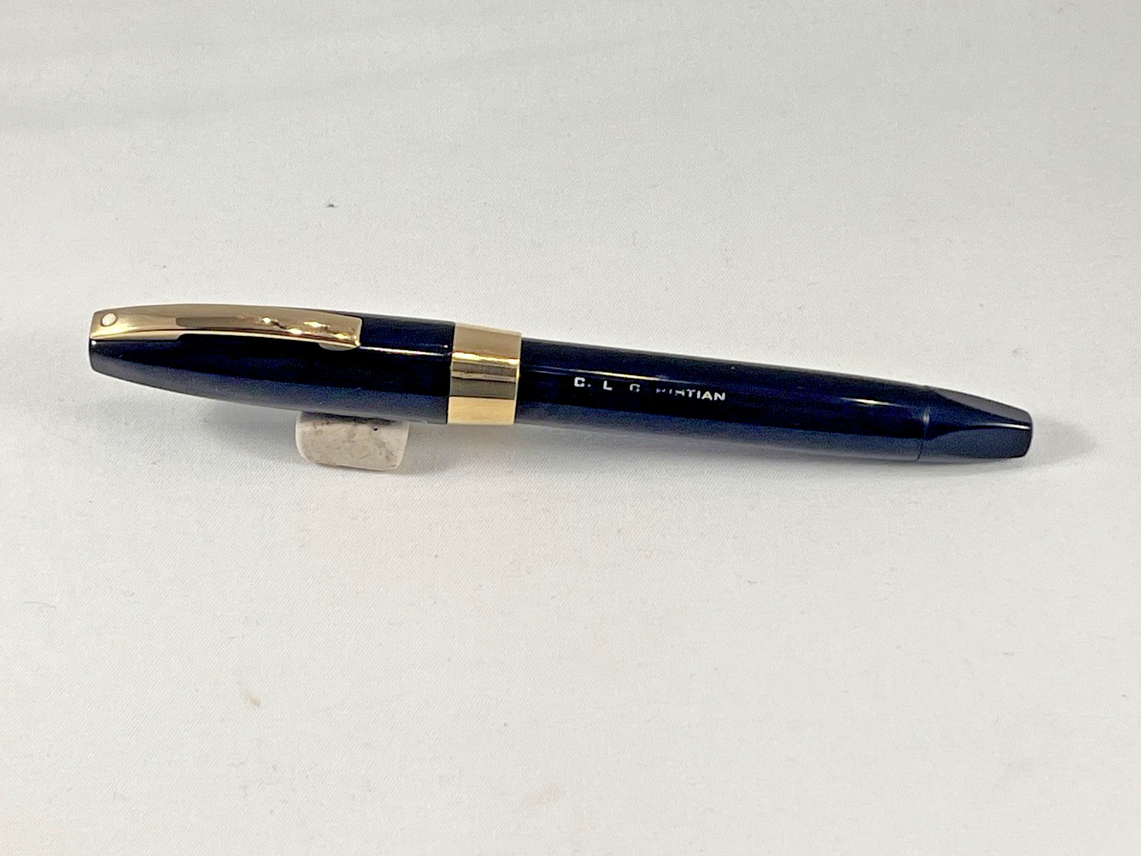Sheaffer PFM III, Black with gold Trim, Very Good Condition, Restored