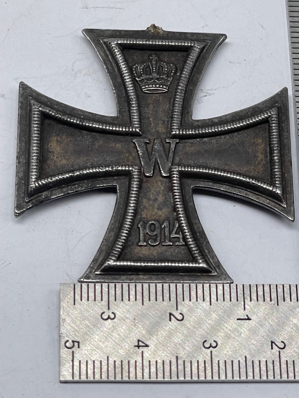 Imperial German Iron Cross - Original WW1 Issue - Broken Ribbon Ring