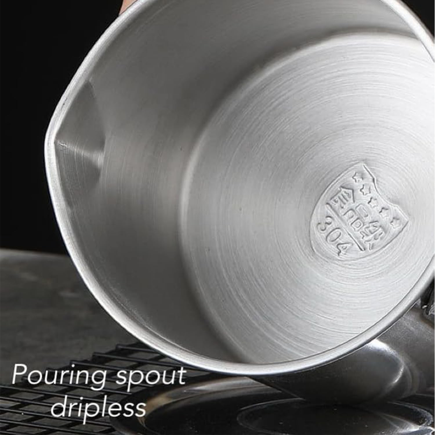 44oz Stainless Steel Candle Making Pouring Pot & Spoon Wax Melting Pitcher