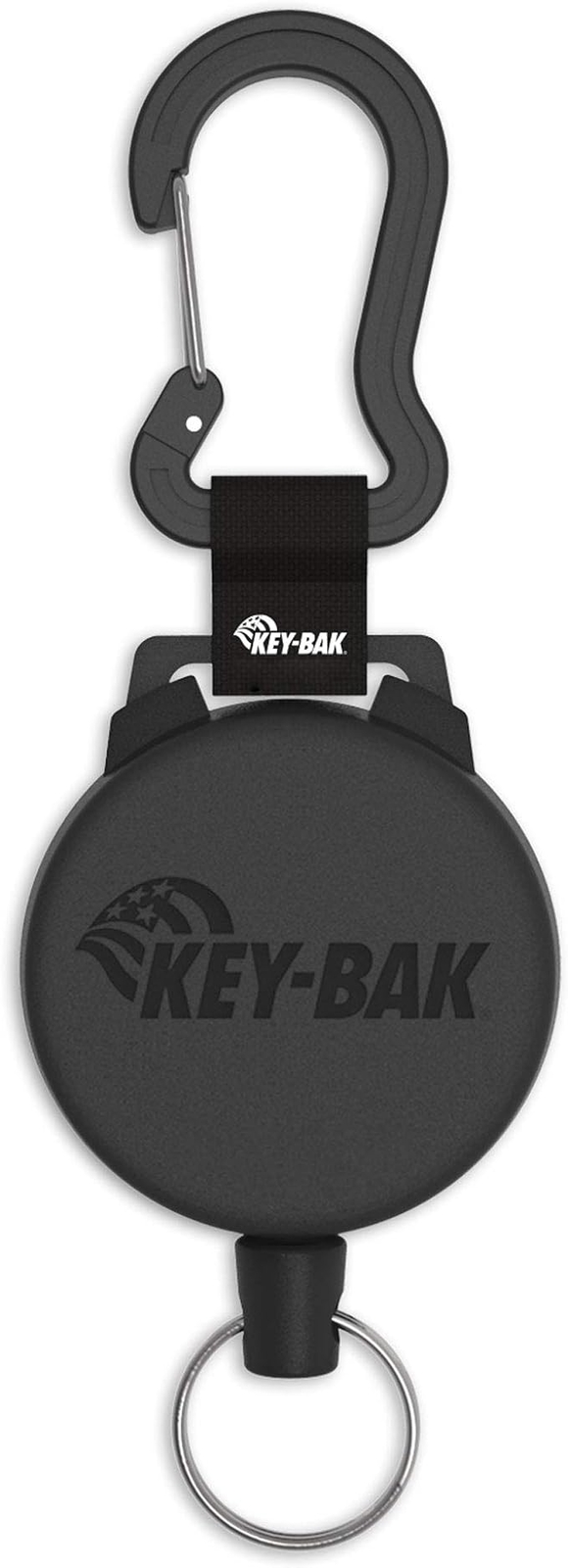 KEY-BAK SECURIT Heavy Duty Retractable Key Holder, Secures Keys, Gear 48'' Cord