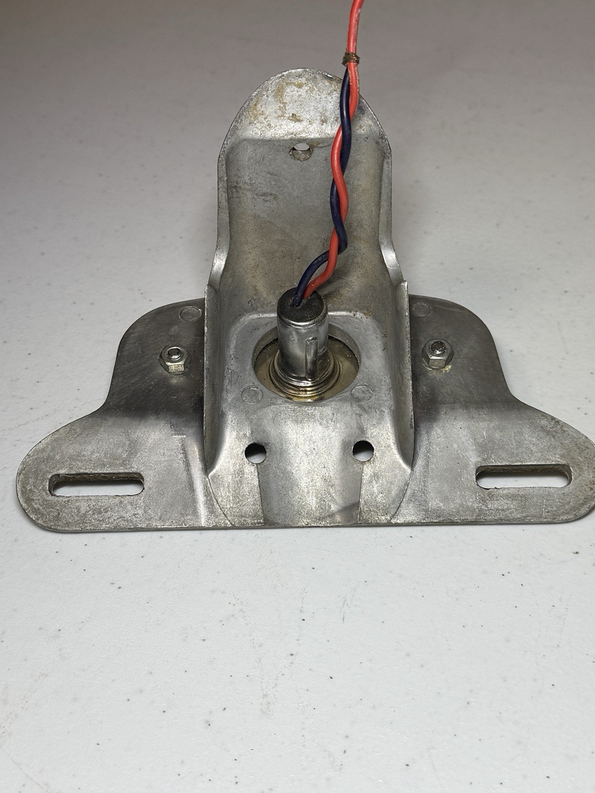 VINTAGE BECK ARNLEY CHOPPER TAIL LAMP BRACKET LICENSE PLATE BOBBER ALUMINUM WOW