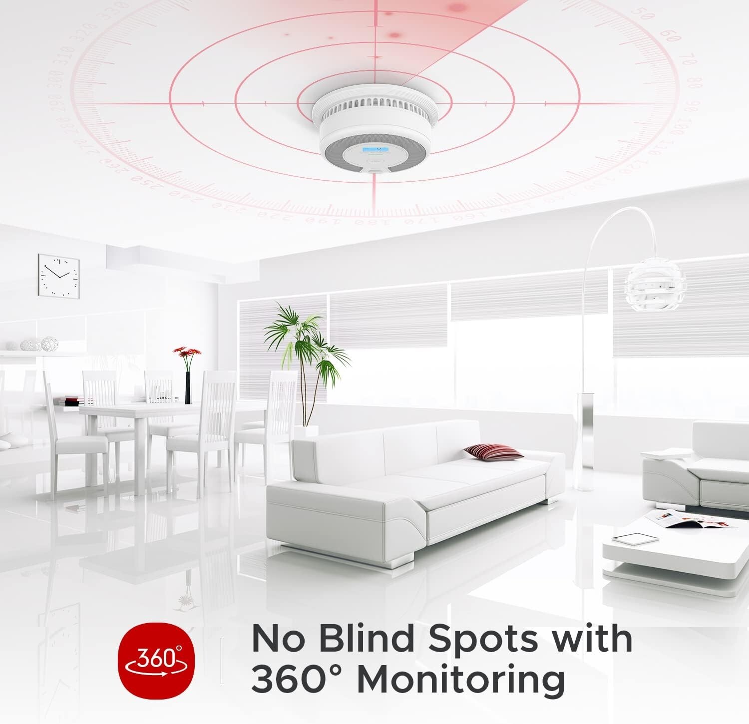 HUD Approved 10-Year Sealed Combination Smoke & Carbon Monoxide Detector Alarm