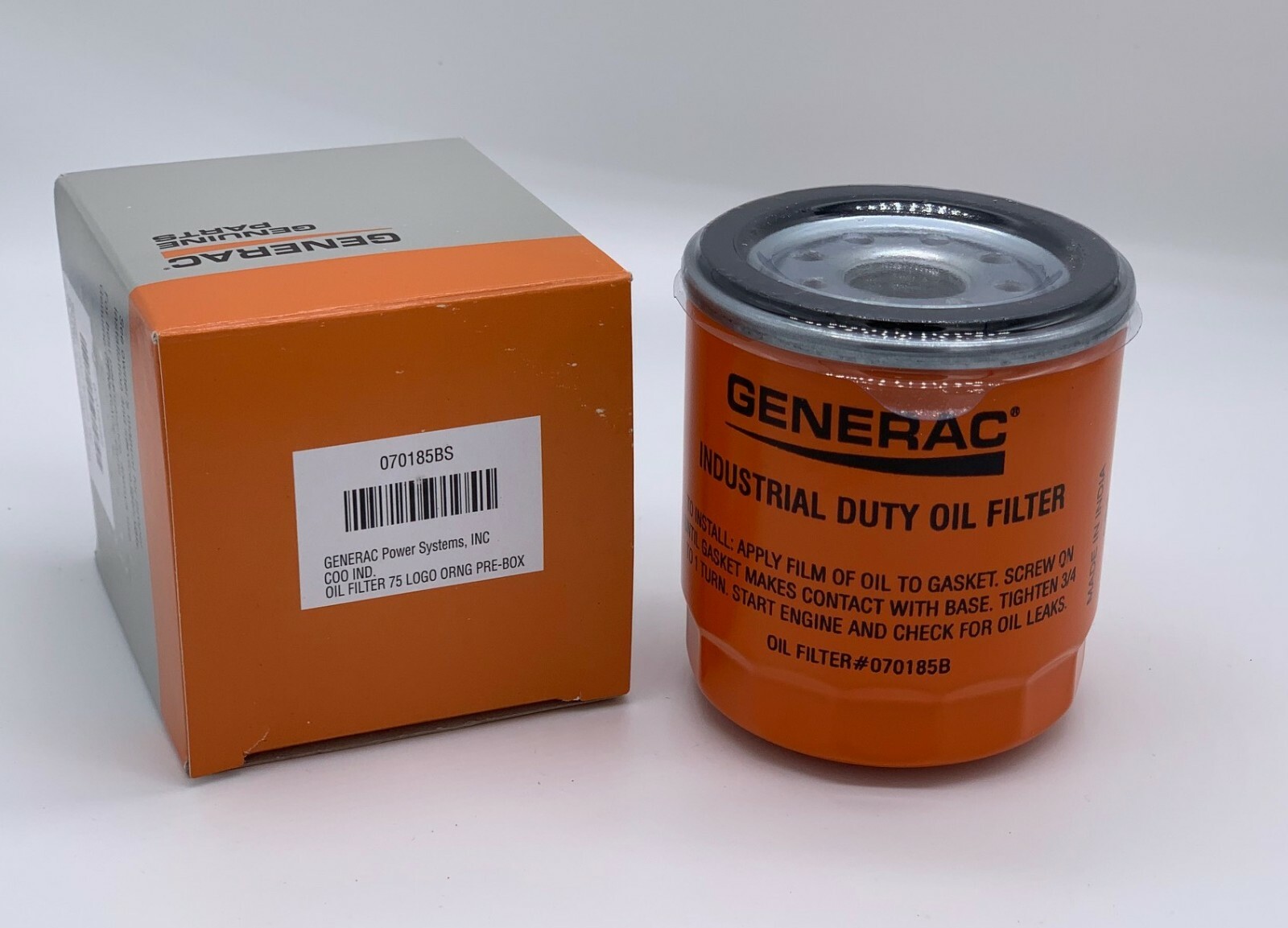 GENUINE GENERAC OIL FILTERS, 2-Pack: 070185B, 070185BS, 070185D