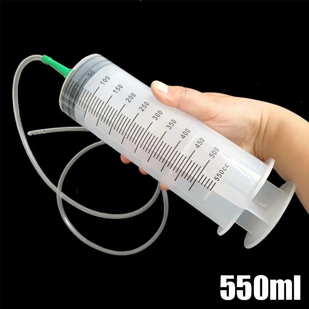 500cc Car Oil Fluid Extractor Fluid Syringe Pump Manual Suction Transfer Filling