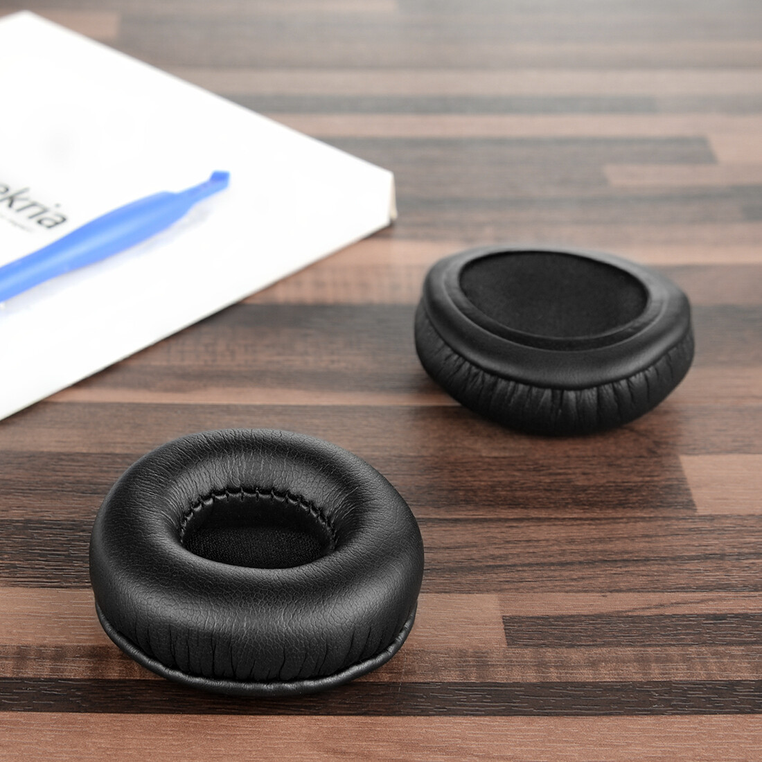 Geekria Protein Leather Ear Pads for KOSS Porta Pro, KSC35 Headphones (Black)