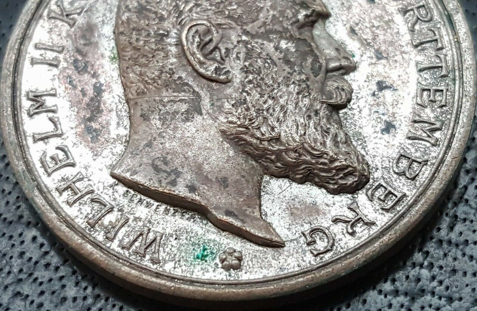 ✚10332✚ German WW1 Wurttemberg Silver Military Merit Medal Verdienstmedaille