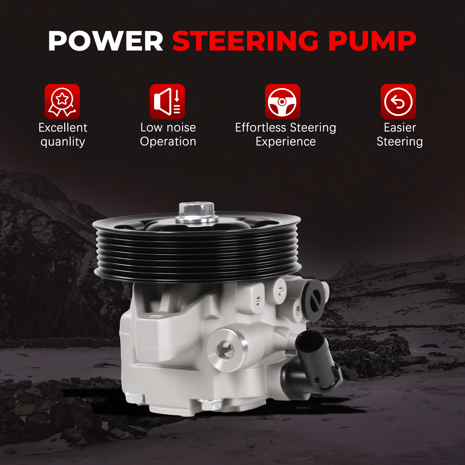 21-5456 Power Steering Pump w/ Pulley for 2006-2011 Honda Civic 1.8L 56110RNAA01