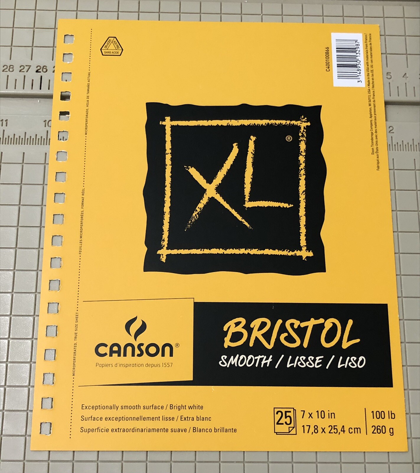 100 ACEO Cards ~ Blank 100 lb Bristol Smooth Paper ~ 2.5 x 3.5 White ~ Canson