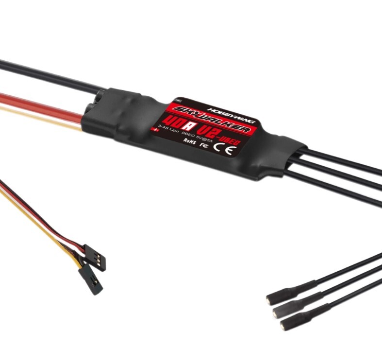Hobbywing Skywalker 12A 20A 30A 40A 50A 60A 80A 100amp ESC 2-6s w/BEC