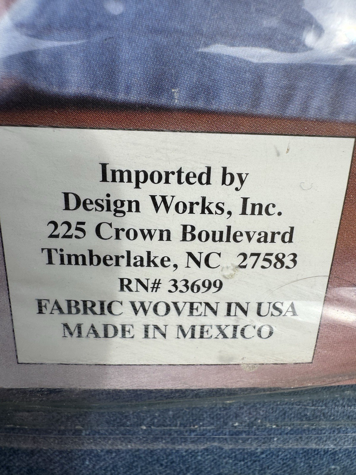 Vintage Full/Queen Size HEAVY Comforter Blue Denim Jean COTTON 84x96 USA! 1990’s