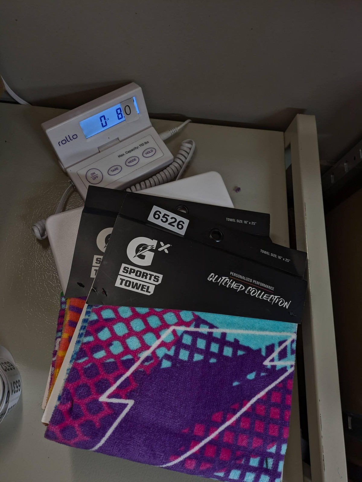 Gatorade GX Sports Towel Glitched Collection 16x25 Cotton Gym Multi Print