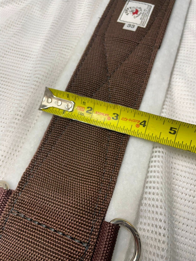 33" Brown Nylon Western Cinch, Felt Lined, - New