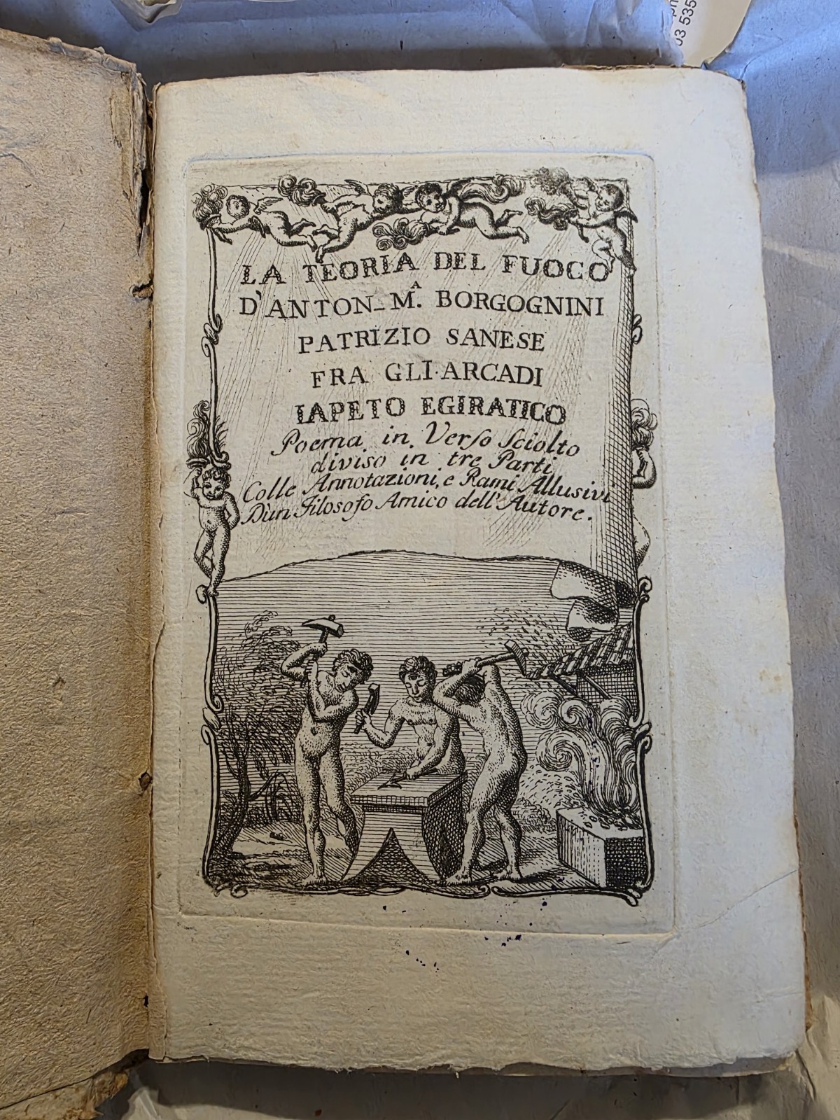 “The Theory of Fire” 1774 Rare Alchemy Florentine Text