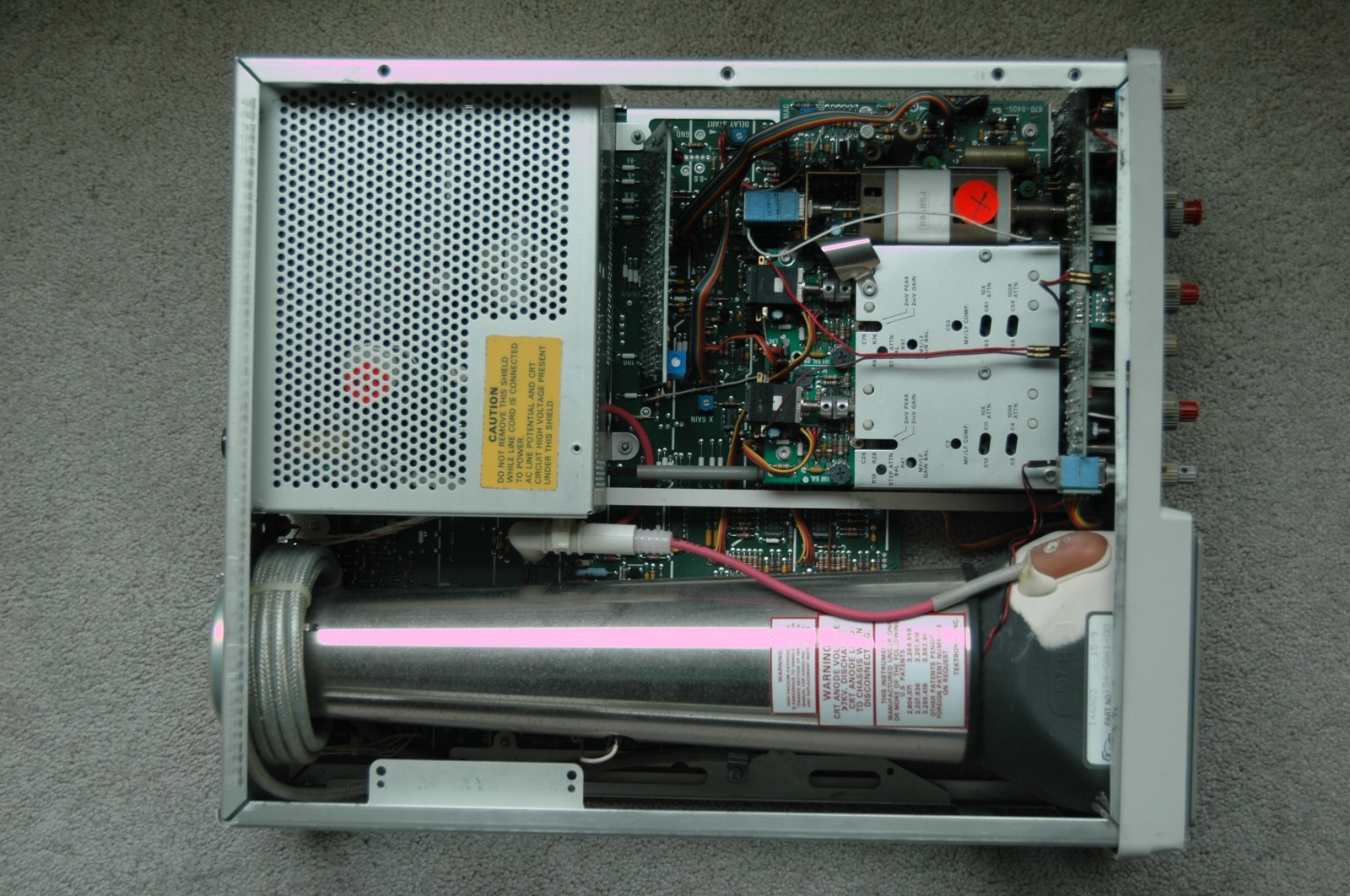 Tektronix 2235 AN/USM488 100MHz Two Channel Oscilloscope, Two Probes, Power Cord