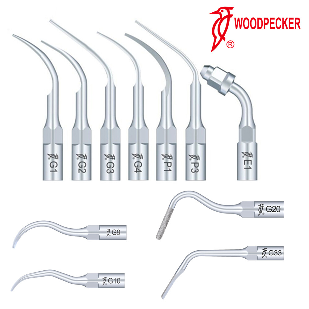 Woodpecker Dental Ultrasonic Piezo Scaler Endo Perio Tips Fit EMS Handpiece