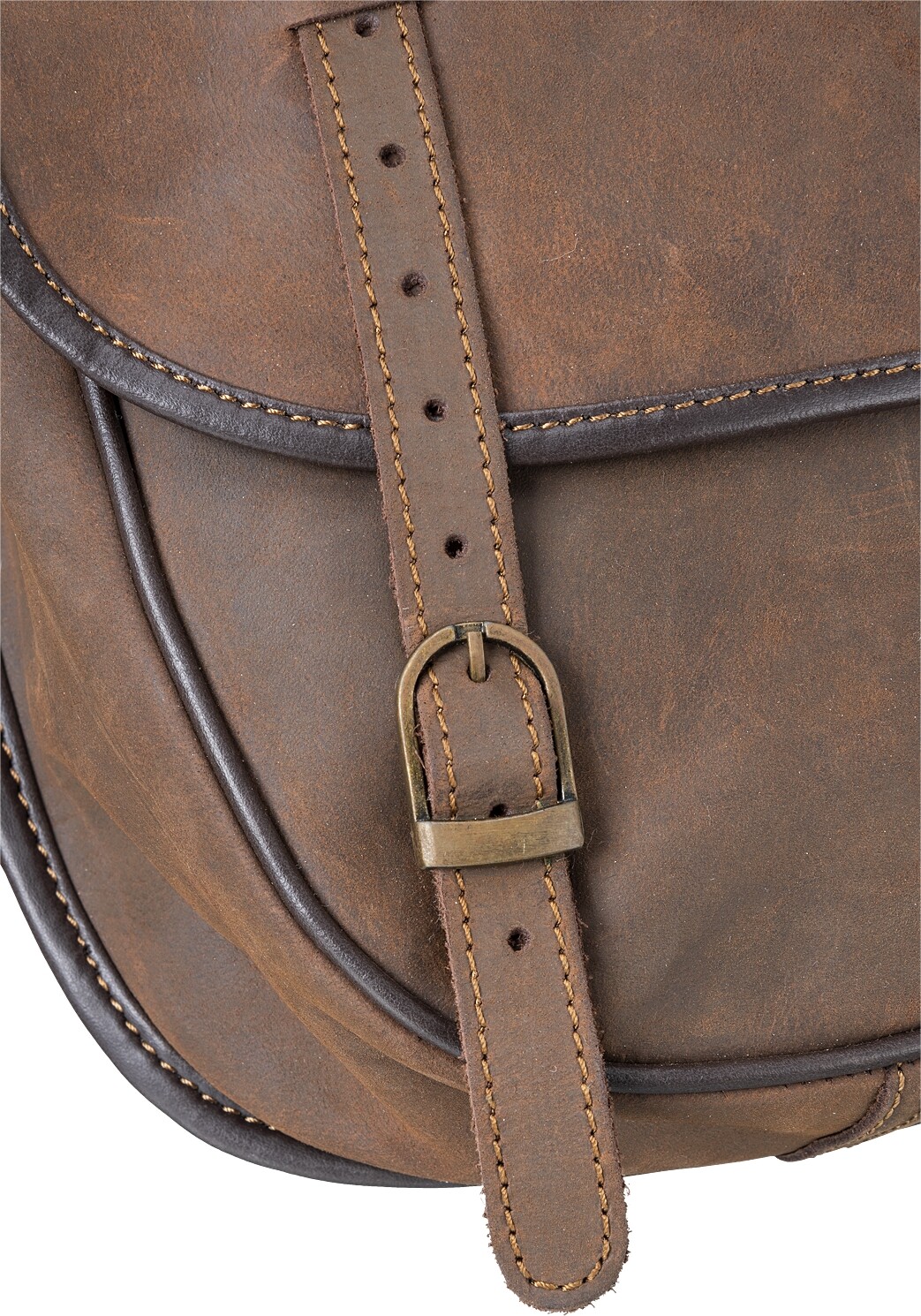 Western Saddle Bags - Black or Brown Soft Leather