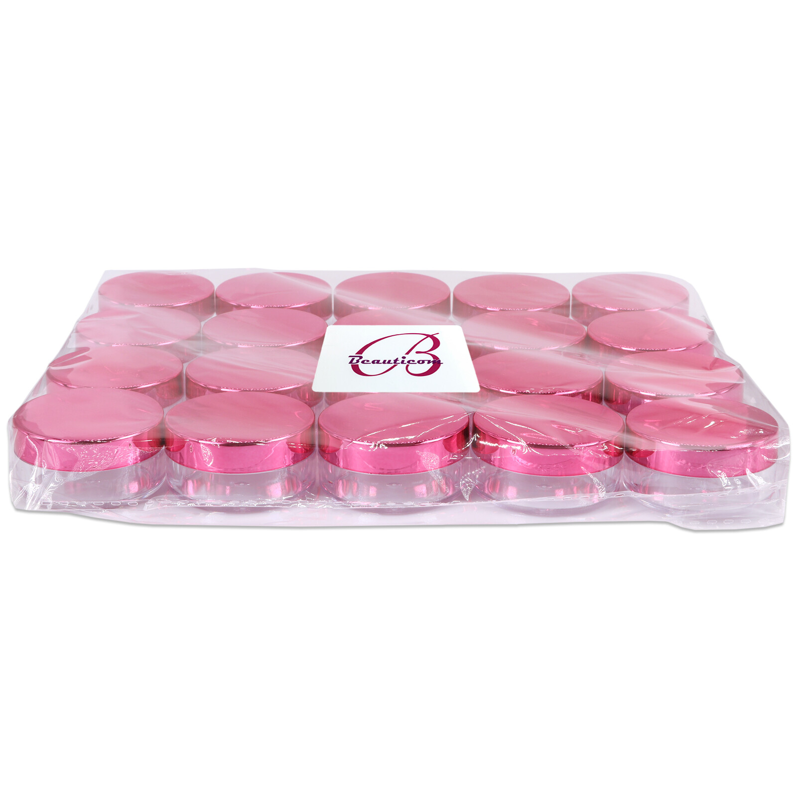 40 Jars 10 Gram 10ml Acrylic Plastic Jar Sample Containers BPA FREE