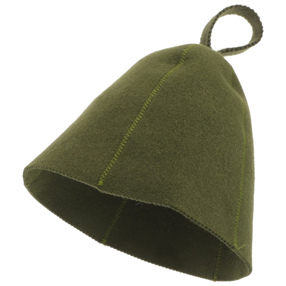 Wool Sauna Hat Fashion Hat for Sauna Water Absorption Sauna Hat Portable Supple