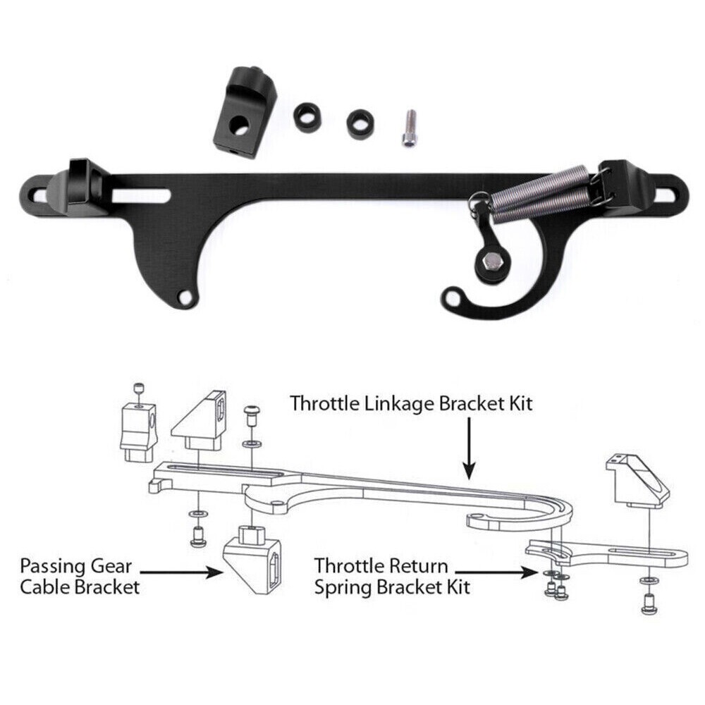 Throttle Cable Carb Bracket Carburetor 350 for Holley Aluminum 4150 4160 Series