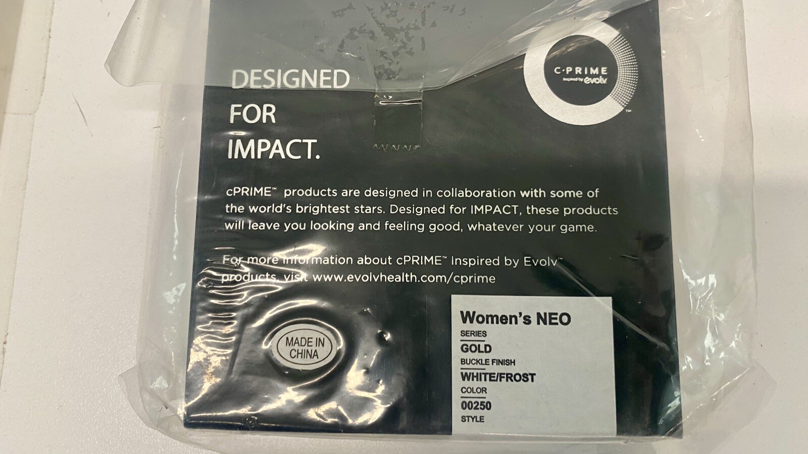 C Prime cPrime Neo - Women's Series Gold Buckle White/Frost Color