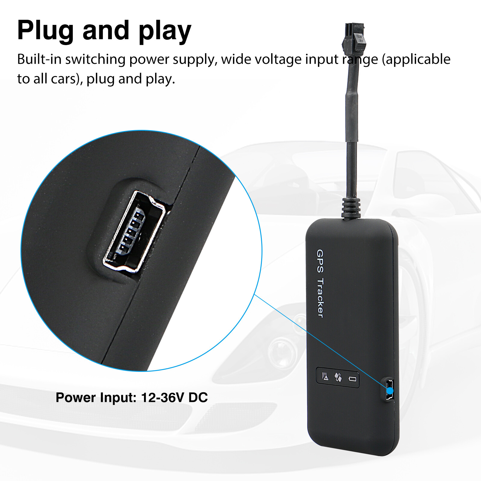 Real-time GPS Tracker Tracking Locator Device GPRS GSM Car/Motorcycle Anti Theft