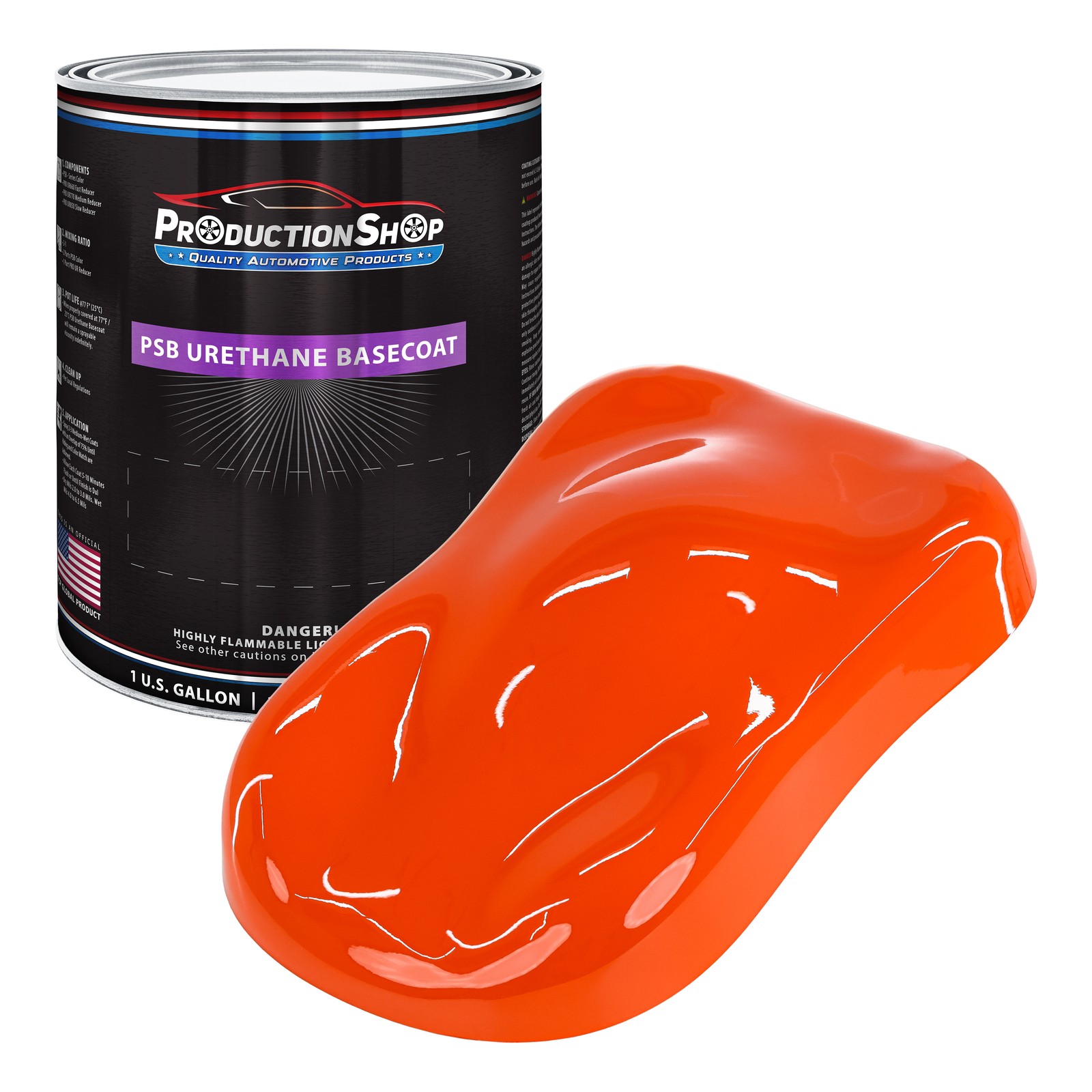 ProductionShop 1 Gallon Hugger Orange Performance Basecoat Auto Paint