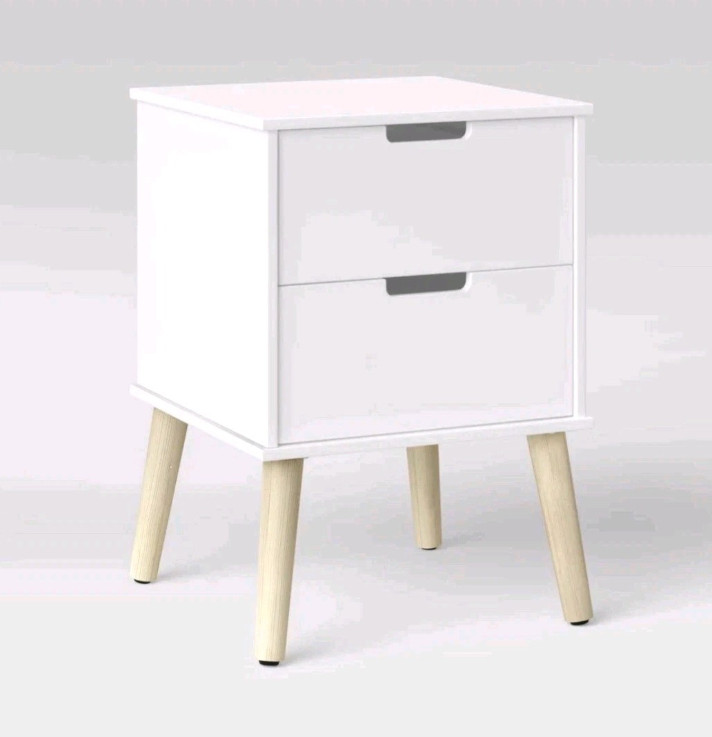 Pillowfort Assembly Not Required Kids' Bedside Cabinet Nightstand White