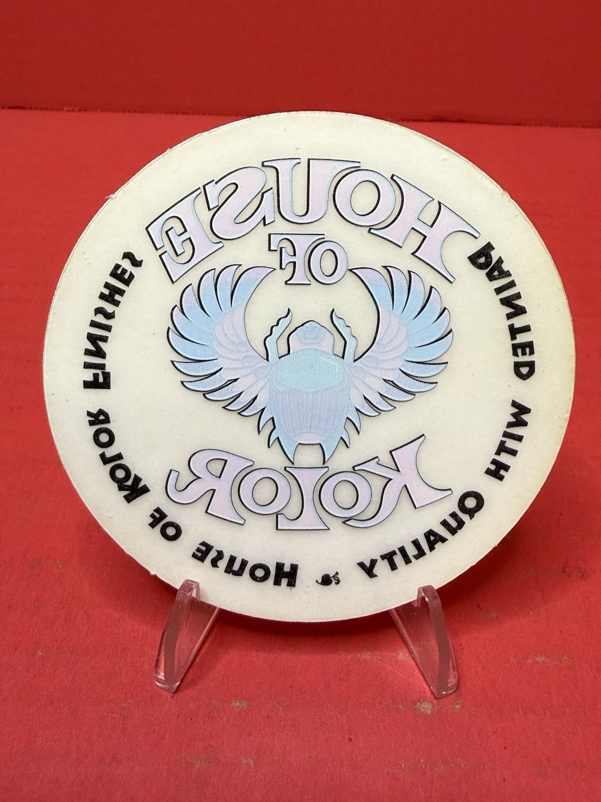 Vintage House Of Kolor Painted W/ Quality Stickers / Decals Free Shipping