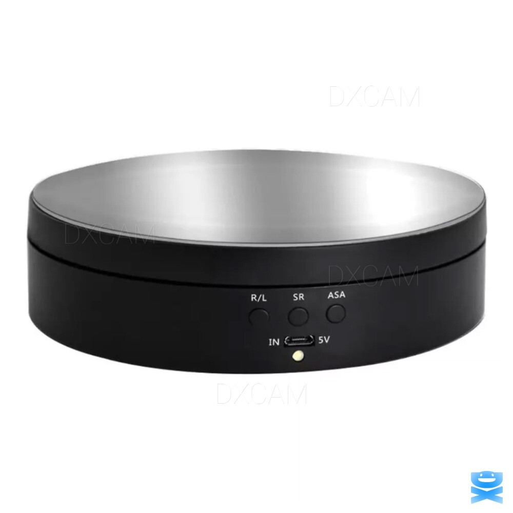 360° Rotating Display Stand Electric Motorized Jewelry Photography Turntable
