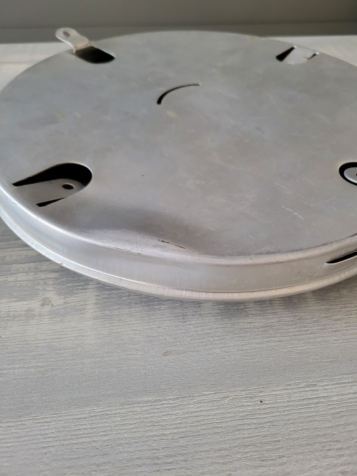 Vintage 58 Orange Crush Thermometer Pam Clock Round Sign Glass Cover Advertising