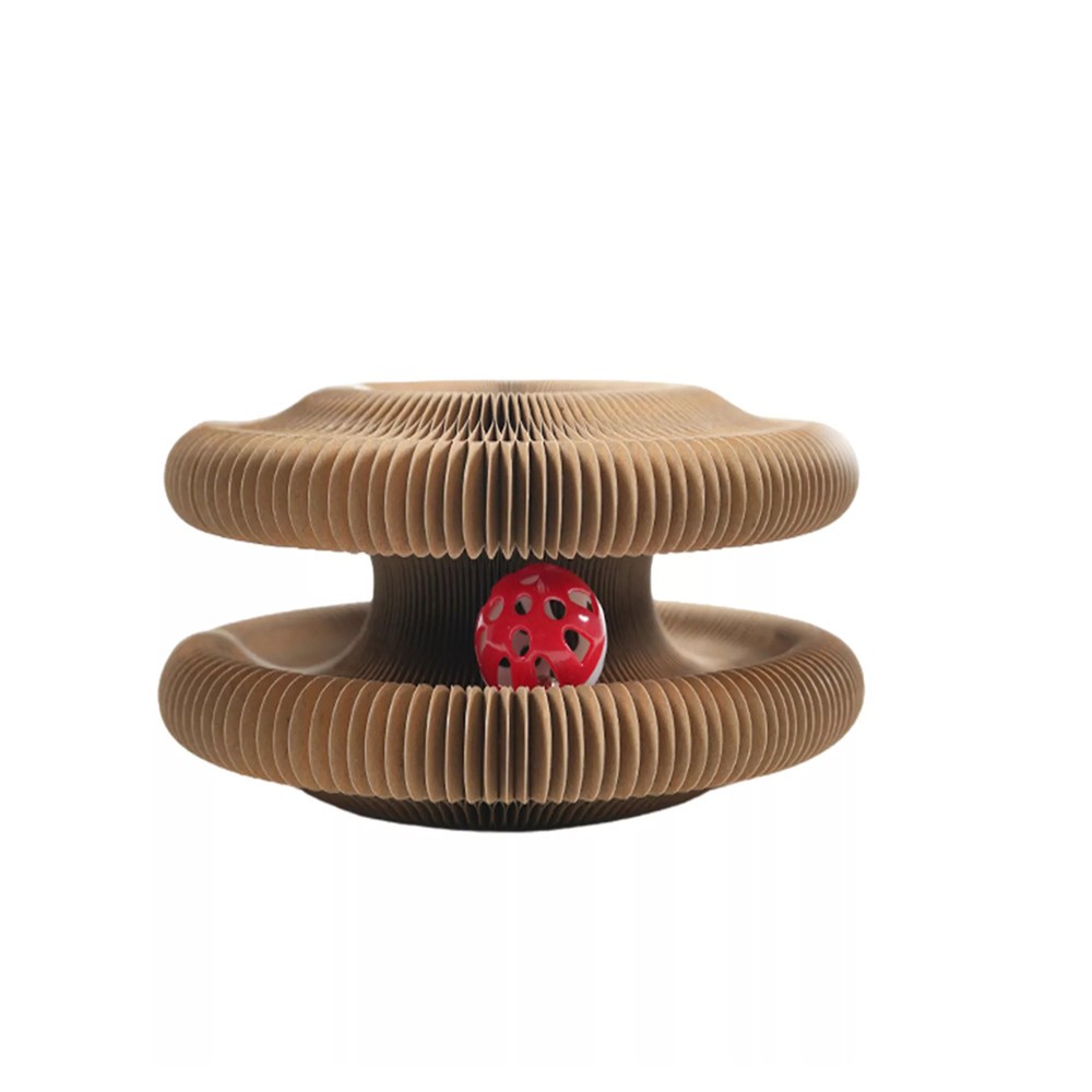 Kitty Kurlz Cat Toy, Kitten Curl Magic Organ Cat Scratching Board Compact