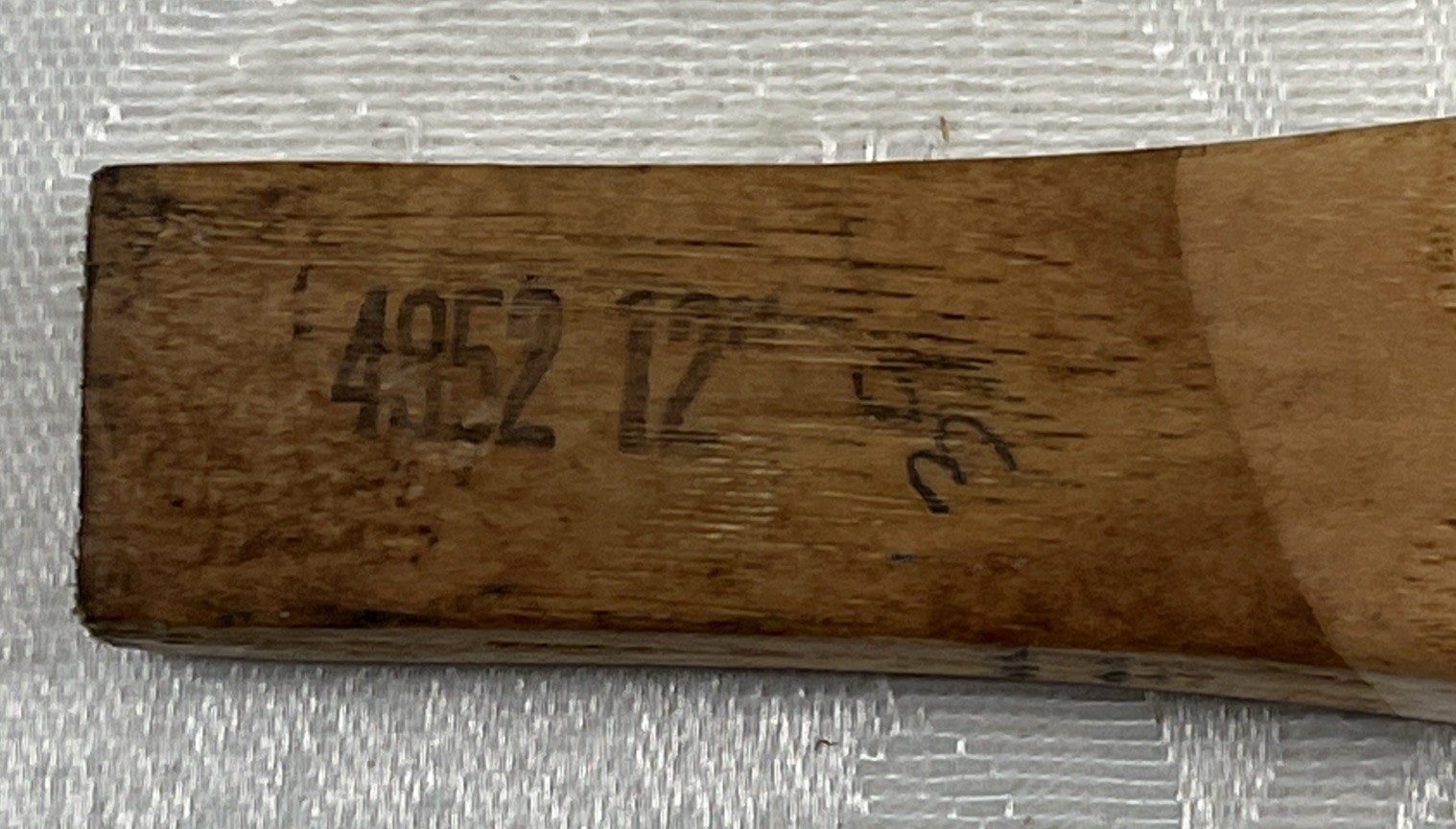 Vintage Craftsman Hickory Wood Hammer Handle 12" #4852 Red Logo NOS